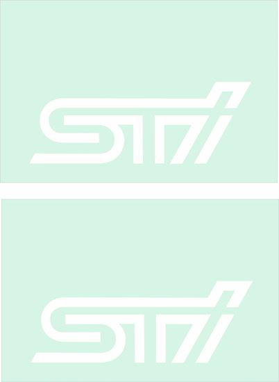 Picture of Impreza STi 22B Fog cover Decals  / Stickers