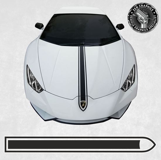 Picture of Huracan Performante / Spyder Bonnet Stripe