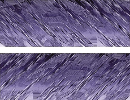 Picture of Embossed Metal Blue Decals / Stickers