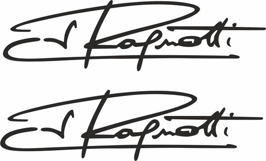 Picture of Renault Ragnotti Signature Decals  / Stickers