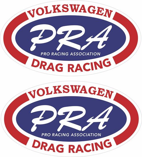 Picture of Volkswagen Drag Racing Decals / Stickers