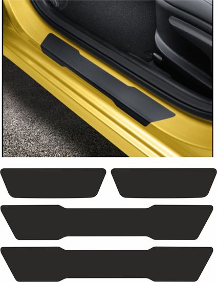 Picture of Kia Stonic 2018 onwards Door Sill Protection Vinyl's EXACT FACTORY FIT