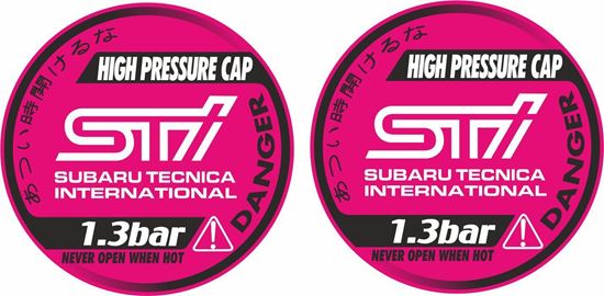 Picture of STi Radiator cap Decal / Sticker