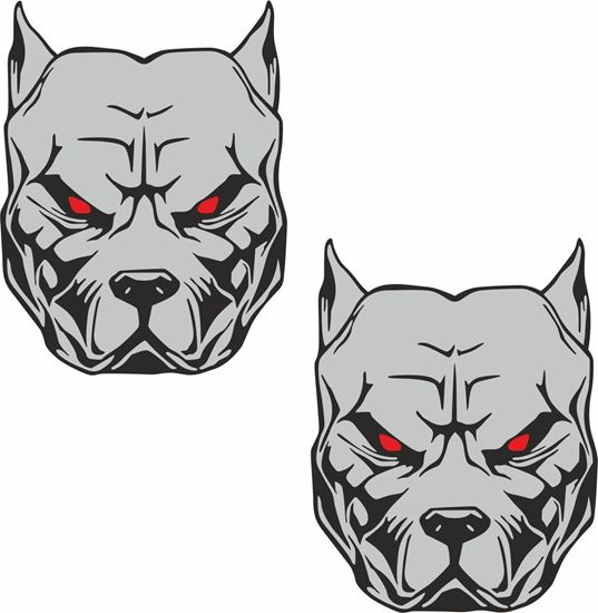 Picture of Pitbull Decals / Stickers