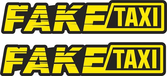 Picture of Fake Taxi Decals / Stickers