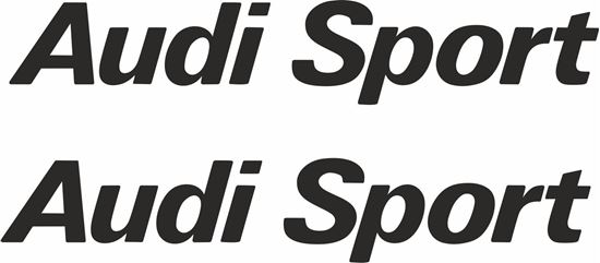 Picture of Audi Sport 80's period Decals / Stickers