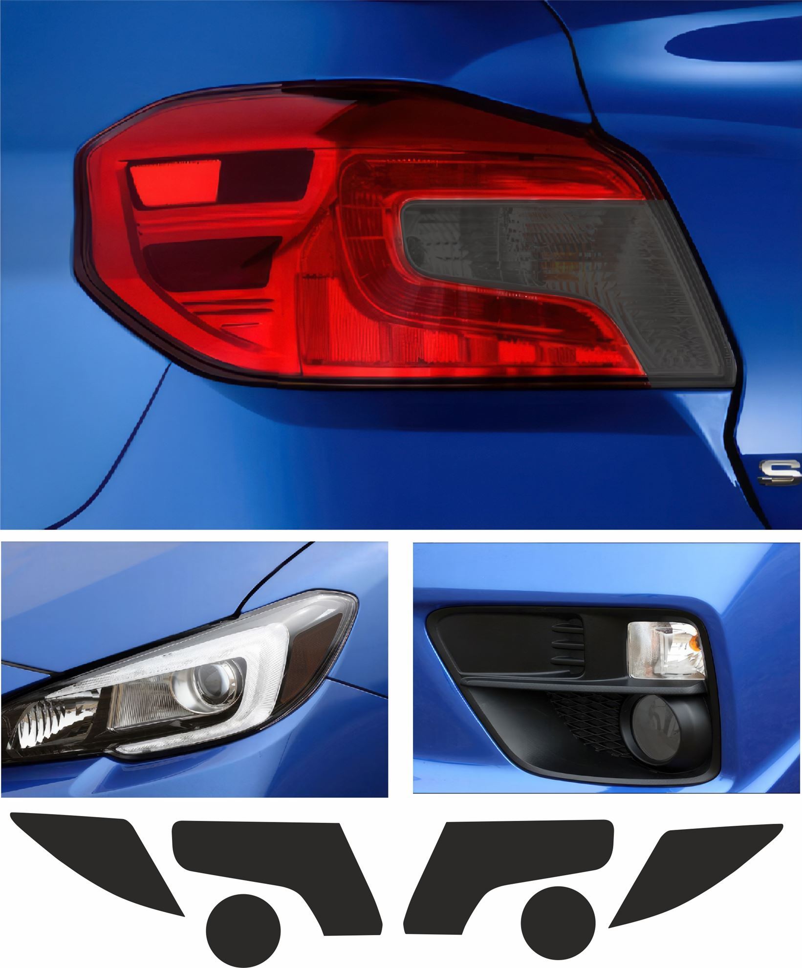 Zen Graphics Subaru WRX STI 201420 Fog, Repeater and Tail Light