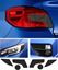 Picture of Subaru WRX STI 2014-20 Fog, Repeater and Tail Light Delete Smoke Tint overlays