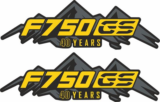 Picture of BMW R750 GS 40 Years Decals / Stickers