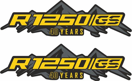 Picture of BMW R1250 GS 40 Years Decals / Stickers