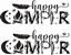 Picture of Happy Camper Decals  / Stickers