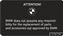 Picture of BMW E30 Attention approved parts replacement Decal / Sticker