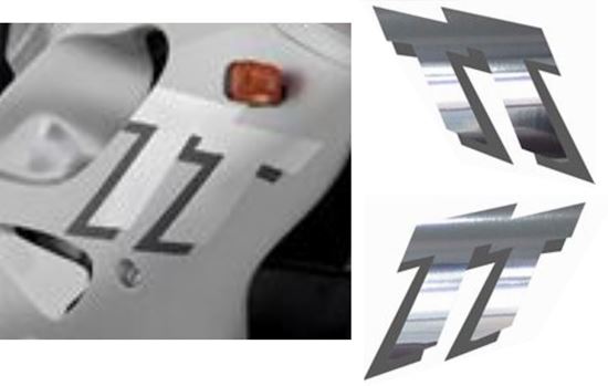 Picture of Triumph TT 600 Fairing decals only replacement  Stickers