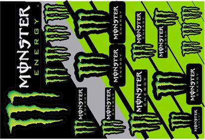 Picture of Monster Track and street race sponsor Sticker Sheet