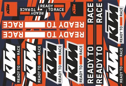 Picture of KTM Ready to race Sticker Sheet