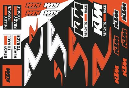 Picture of KTM Ready to race Sticker Sheet