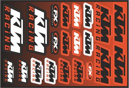 Picture of KTM Racing Sticker Sheet