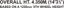 Picture of Don-Bur Teardrop Artic Trailer height specification Decal / Sticker