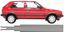 Picture of MK2 Golf GTI 3 Door Swage Line Stripes