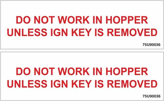 Picture of NTM Municipal / Waste Machinery Safety Decals / Stickers