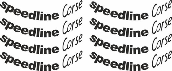 Picture of Lancia Delta Evo Speedline Corse Rim replacement Decals / Stickers