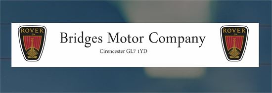 Picture of Bridges Motor Company - Cirencester Dealer rear glass Sticker