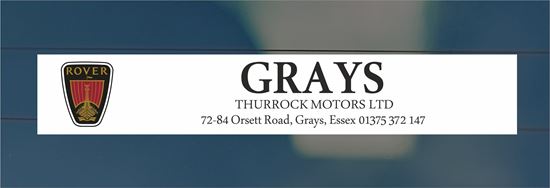 Picture of Grays - Essex Dealer rear glass Sticker