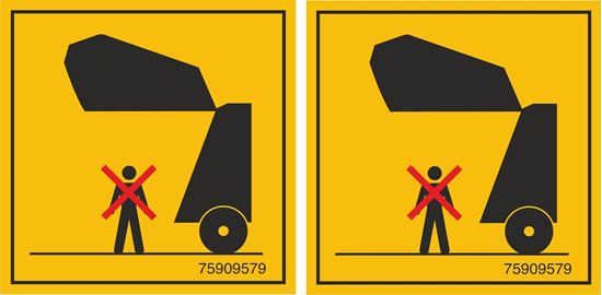 Picture of NTM Municipal / Waste Machinery Safety Decals / Stickers
