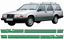 Picture of Volvo 940 Highlander side Stripes Decals / Stickers