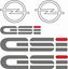 Picture of Opel Corsa A GSi  full replacement Decals / Stickers