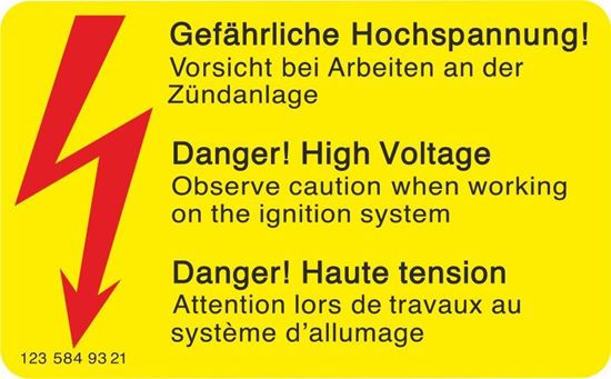 Picture of Vauxhall Ignition System replacement Decal / Sticker