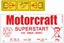 Picture of Classic Motorcraft Battery replacement Decals / Stickers