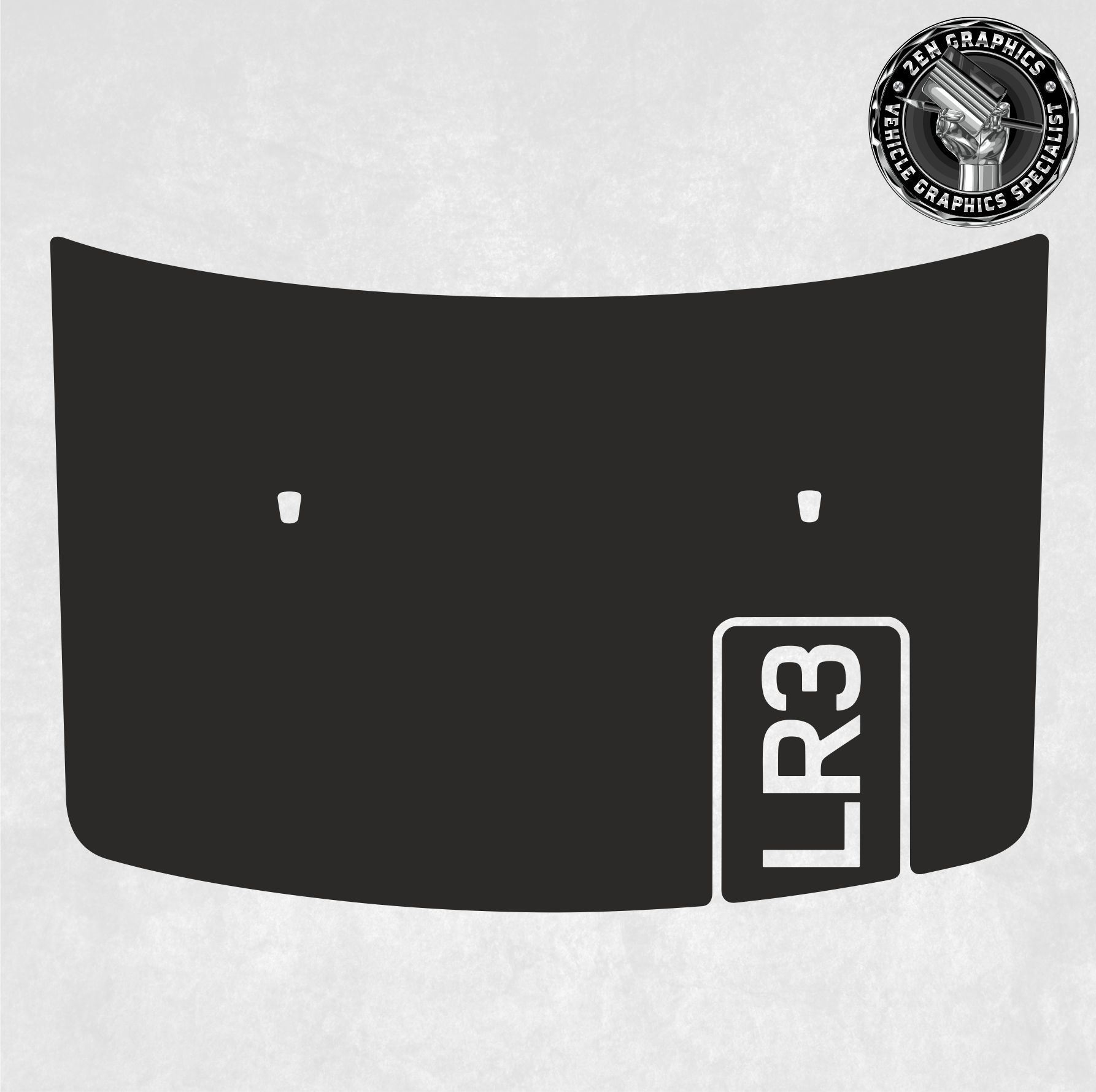 Zen Graphics Discovery 3 LR3 Decal / Vinyl SHORT