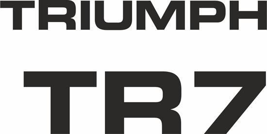 Picture of Triumph TR7 replacement rear Decals / Stickers