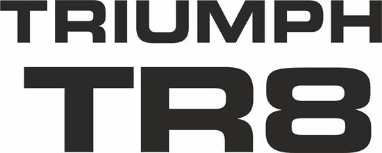Picture of Triumph TR8 replacement rear Decals / Stickers