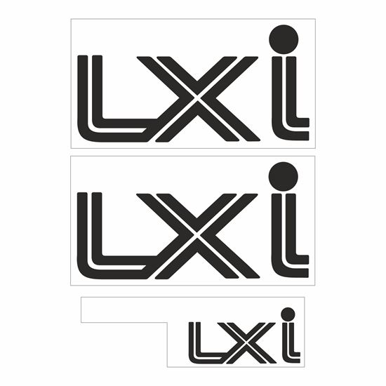 Picture of Vauxhall Astra LXi MK2 replacement Doors & rear hatch Decals / Stickers
