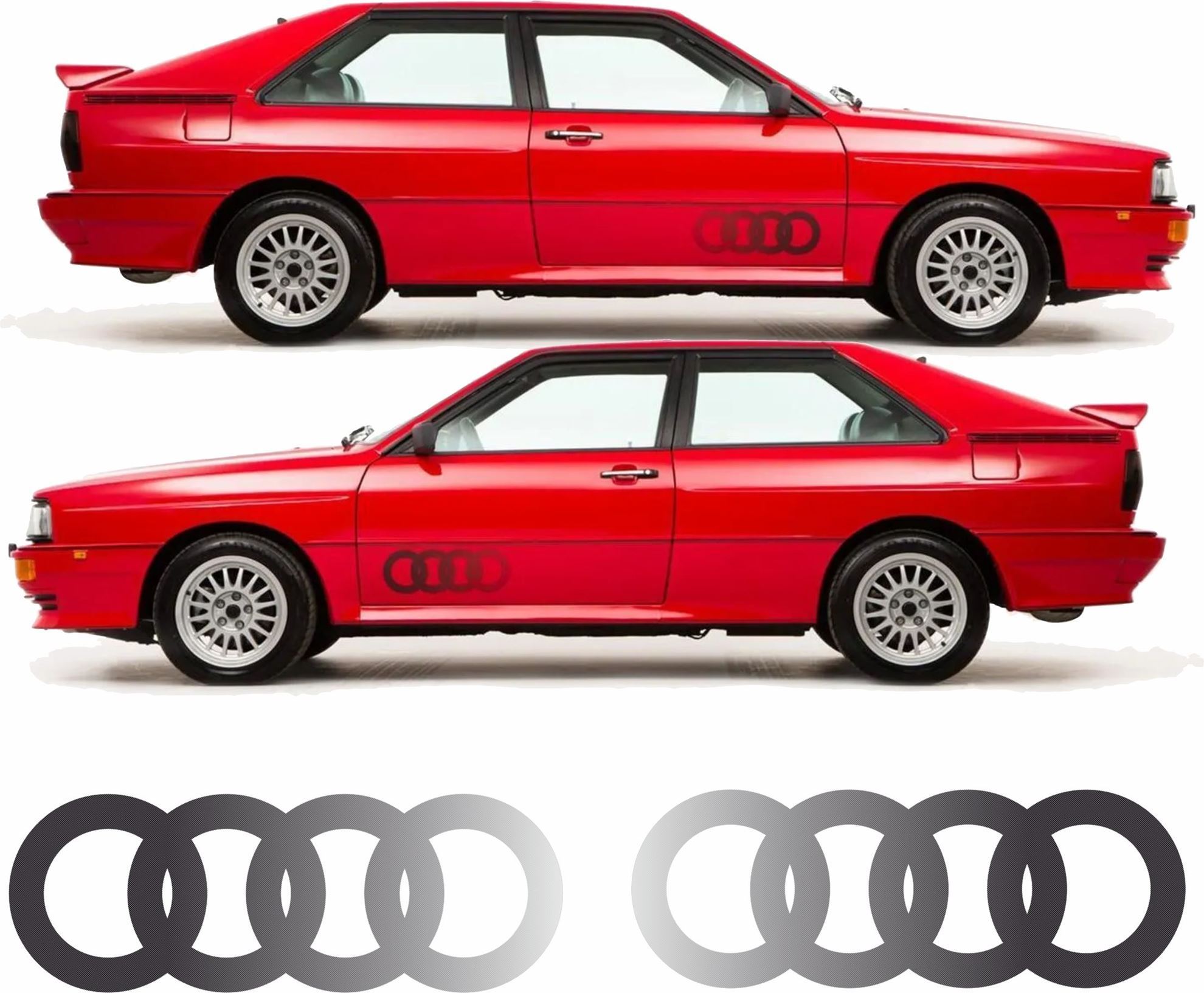 Zen Graphics - UR Quattro Door Ring Decals / Stickers