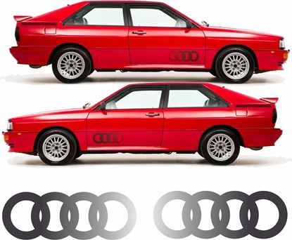 Picture of UR Quattro Door Ring  Decals / Stickers