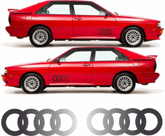 Picture of UR Quattro Door Ring  Decals / Stickers