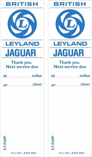 Picture of Jaguar Service Decals / Stickers