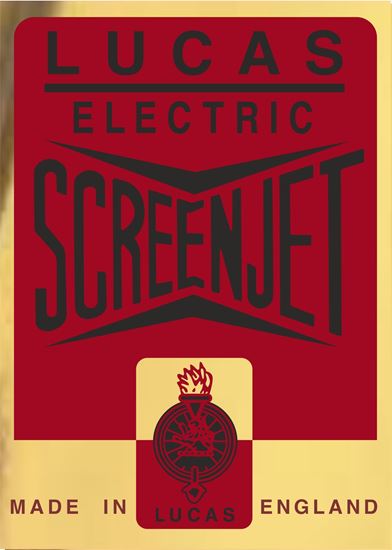 Picture of Land Rover Series 1 / 2 1948- 1961 Lucas Screen Jet Washer Bottle Decal / Sticker