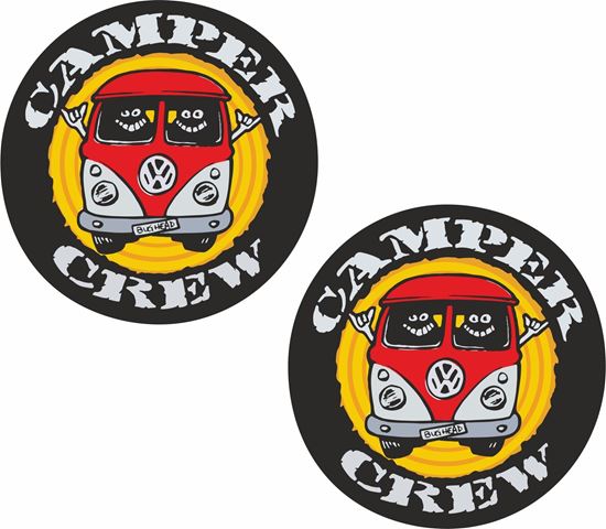 Picture of VW T1 Camper Crew Decals /  Stickers