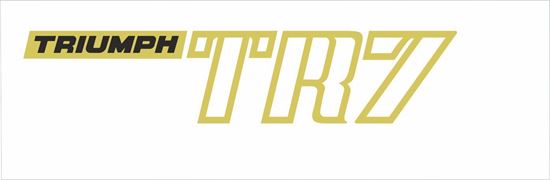 Picture of Triumph TR7 replacement rear Decal / Sticker