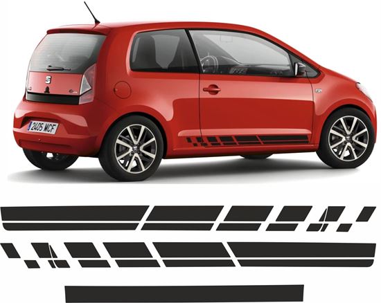 Picture of Seat Mii  FR-Line side and rear  Stripes  / Stickers FACTORY FIT