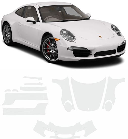 thumbnail image 2 of JAWERK Clear Stone Impact Protection Film Kit For Porsche 911 991 (Facelift To 06/2018) - 6 Pieces 2 of 2
