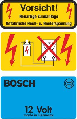 Picture of 911 G  2.7 Targa replacement Bosch 12 Volt Coil Decals / Stickers
