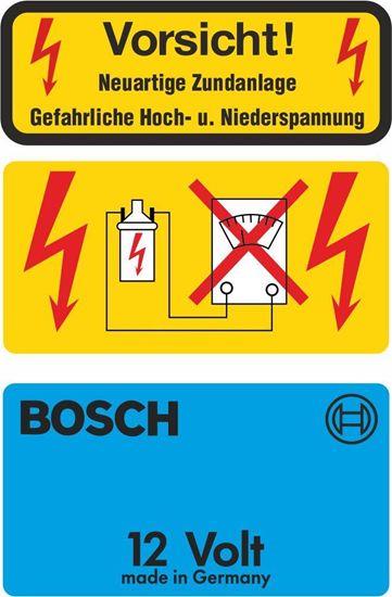 Picture of 911 G  2.7 Targa replacement Bosch 12 Volt Coil Decals / Stickers