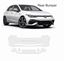 Picture of VW Golf R MK8 2020 onwards Rear Bumper and lower Diffuser Paint Protection Film