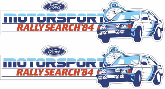 Picture of Rally Search 1984 Decals / Stickers