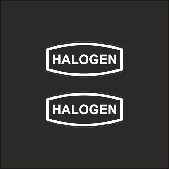Picture of Escort Competition replacement Halogen Headlamp  Decals / Stickers